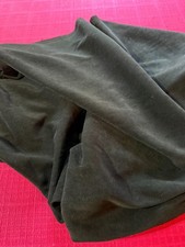 tissu vintage velours noir