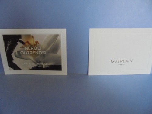 Guerlain carte publicitaire - guerlain,