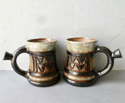 Mugs grès décor - en,