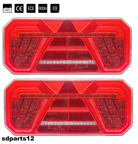 Feux arriéré 12v 24v - 2x,