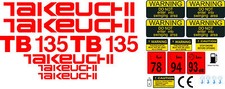 Takeuchi tb135 mini digger - takeuchi,