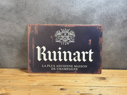 Plaque métal ruinart 221 - plaque,