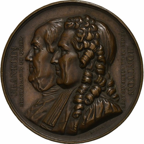 France médaille franklin - france,,