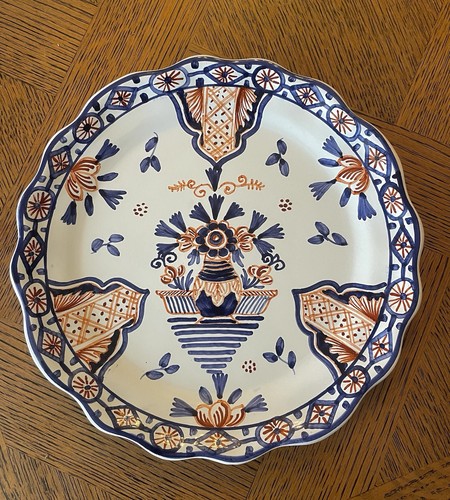 Assiette faïence delft - assiette, en