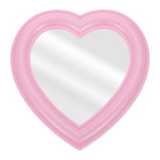 Miroir mural en forme de cœur, 1 pièce, miroir de bureau, maquillage féminin