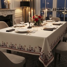 Nappe de Noël en jacquard de