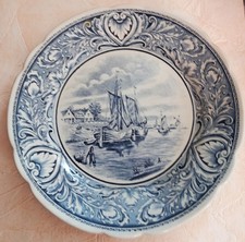 * ASSIETTE BLEUE * BOCH *