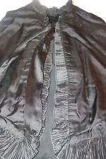 Ancienne étole noire en tissu