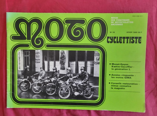 Revue motocyclettiste - n°39, /