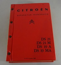 1966 Citroen DS 19 MA/A + DS 21/M Workshop Manual