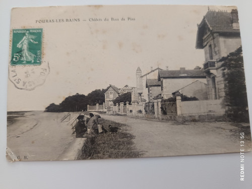Cpa fouras châlets - fouras, :