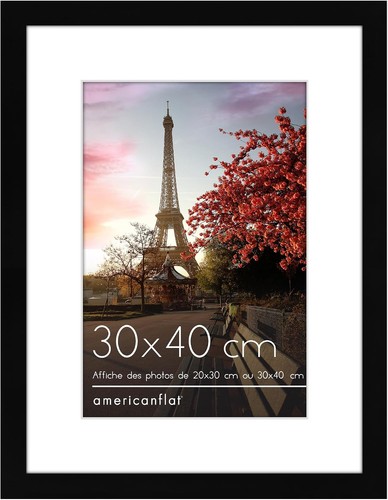Cadre photo 30x40cm noir - photo,