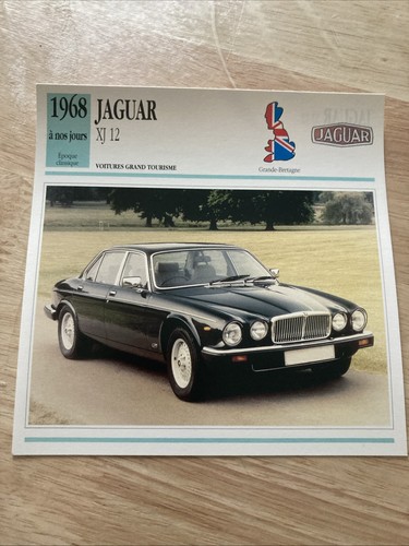 Jaguar xj12 1968 - xj, carte