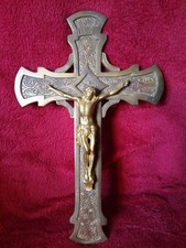 CRUCIFIX MURAL/BRONZE/CROIX