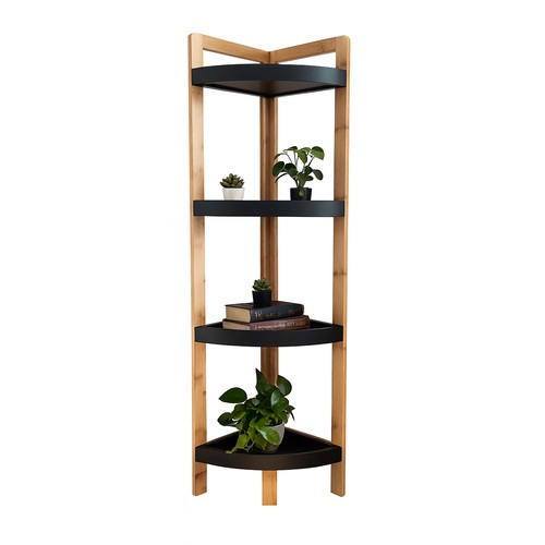 étagère angle rangement - d'angle,