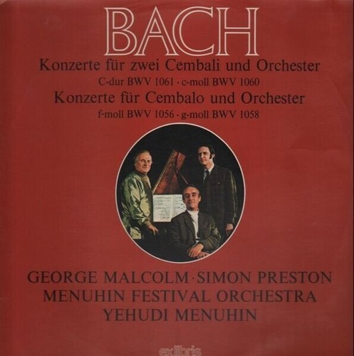 Bach concerto pour clavecin - clavecin, et
