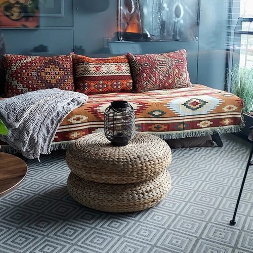 Bohomian throw blanket - bohomian,