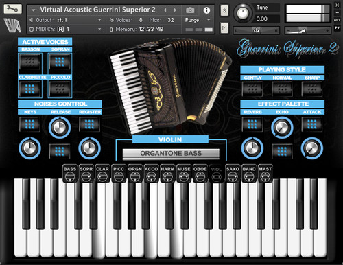 Guerrini superior accordeon - superior,