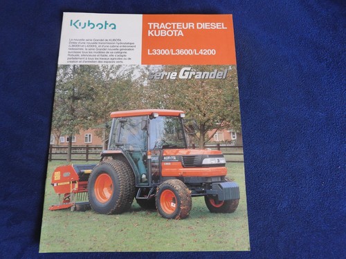 Catalogue kubota tracteur - catalogue,