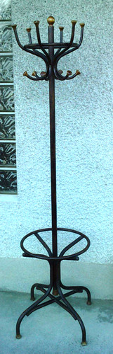Antique coat rack tubular - antique,