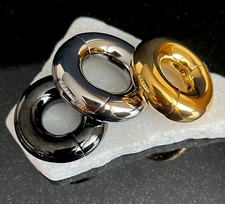 1pc Large Gauge Hinged Segment Ring IMPLANT GRADE TITANIUM Septum Cartilage Hoop