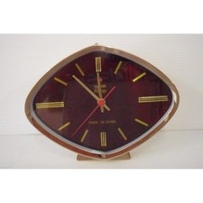 Reveil Mecanique Ancien Marque : HERO Comme d'Antan Acier Doré Métal Neuf