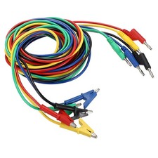 5pcs 4mm cordons de test fiche