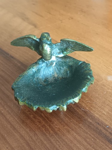 Ancien cendrier bronze de - ancien,