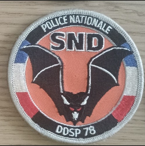 écusson tissu police snd - police,