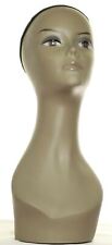 Female Mannequin Head Realistic Hat Jewelry Hair Wig Shop Display Form-2