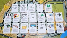 CARTES DE RECHANGE VINTAGE ESCAPE FROM COLDITZ BOARDGAME PIÈCES DE RECHANGE CARTES