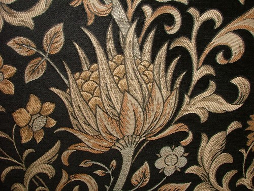 Tissu rideau chenille - tissu, de