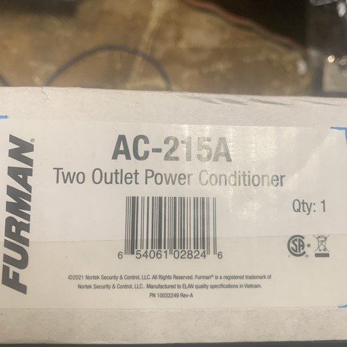 Furman 215a power - furman,