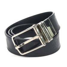 Auth LOUIS VUITTON Damier Infini Ceinture Boston Belt Black/Silver M9674 r10790a