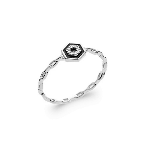Kbc bague argent 925 rhodié - -,
