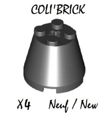 Lego 6233 - 4x Brique Cône /
