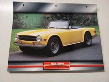 CARTE FICHE VOITURES