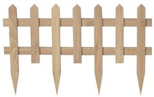 CLÔTURE DE JARDIN EN BOIS