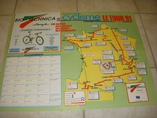 CYCLISME CARTE TOUR de FRANCE