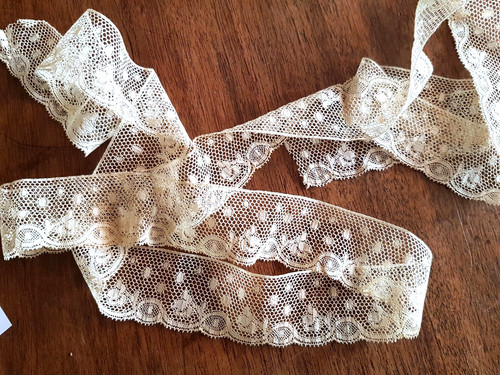 Dentelle ancienne 170 cm x - dentelle,