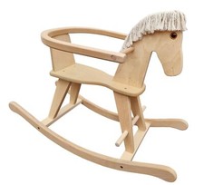 Cheval à bascule Cheval en bois Jouets en bois Cheval à bascule pour enfants