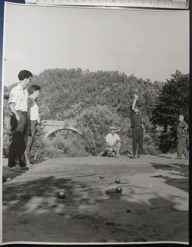 Partie pétanque 1960 sud - partie, de