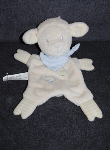 Doudou plat mouton beige - mouton,