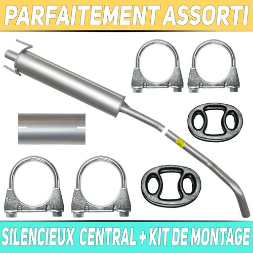 Pot échappement central - d’échappement,