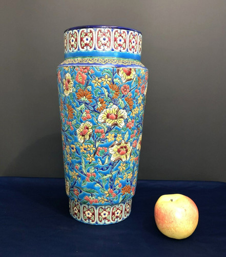 Ancien grand vase émaux de - ancien,
