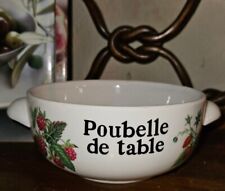 Paris porcelain decor wild fruits table bin