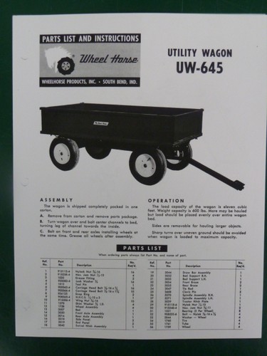 1964 wheel horse tractor - horse,