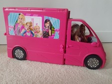 Lot Barbie camping car
