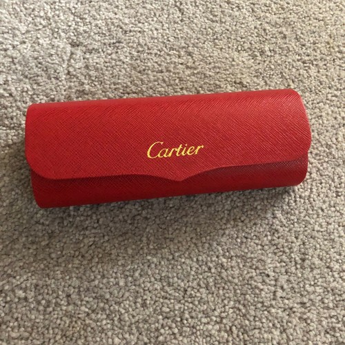 Cartier red hard shell - , case