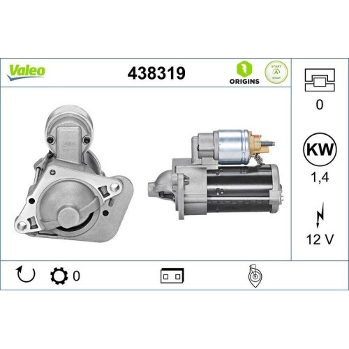 Démarreur valeo 438319 - valeo,